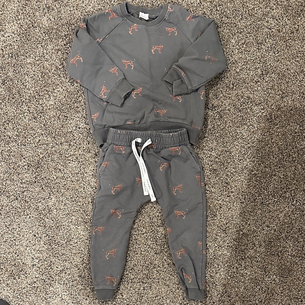 Jamie Kay leopard sweatsuit set